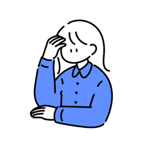 疲れている女性のイラスト